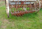 Antique seed drill Yard Art