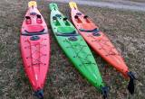 3 kayaks