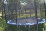 14' trampoline with net