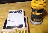 New Dewalt compact DC600 router/ charger