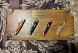 1986 Case Knife set. Four 6380 Whittlers